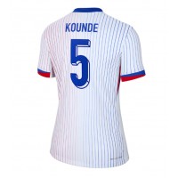 Francúzsko Jules Kounde #5 Vonkajší Ženy futbalový dres ME 2024 Krátky Rukáv
